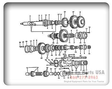 ford 8n transmission diagram